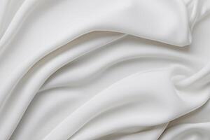 The Allure of Solid White Cloth Background, A Classic Canvas of Purity and Simplicity photo