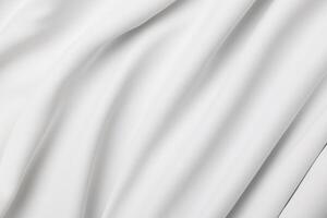 The Allure of Solid White Cloth Background, A Classic Canvas of Purity and Simplicity photo