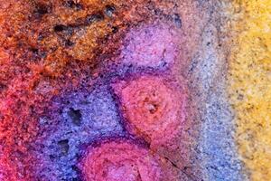 explorador el delicado belleza de hermosa macro pastel piedra, un sublime viaje mediante sutil tonos y texturas foto