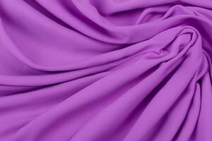 Embracing the Magic of Beautiful Purple Cloth Amidst Fragrant Lilacs, A Symphony of Color and Scent photo