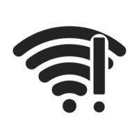 señal icono. Wifi ilustración signo. antena y satélite señal simbolos inalámbrico tecnología. vector