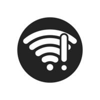 señal icono. Wifi ilustración signo. antena y satélite señal simbolos inalámbrico tecnología. vector