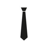 Tie icon. Necktie illustration sign. Cravat symbol or logo. vector