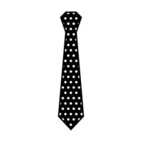 Tie icon. Necktie illustration sign. Cravat symbol or logo. vector