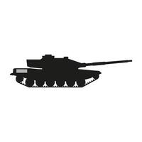 tanque icono. blindado vehículos ilustración signo. guerra símbolo. arma logo. vector