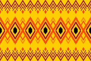 ikat seamless pattern abstract background for textile design. Can be used in fabric design for clothes, wrapping, carpet, fashion, textile, fabric, shirt, embroidery vector