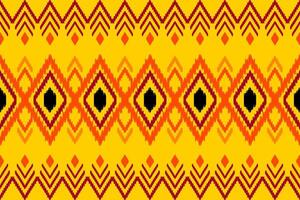 ikat seamless pattern abstract background for textile design. Can be used in fabric design for clothes, wrapping, carpet, fashion, textile, fabric, shirt, embroidery vector