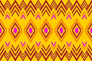 ikat seamless pattern abstract background for textile design. Can be used in fabric design for clothes, wrapping, carpet, fashion, textile, fabric, shirt, embroidery vector