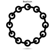 Bead icon, illustrator vector