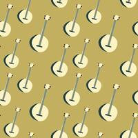 Seamless pattern for music festival. Bright background design with musical vector