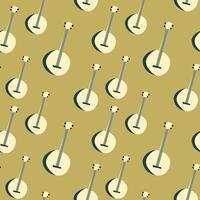 Seamless pattern for music festival. Bright background design with musical vector