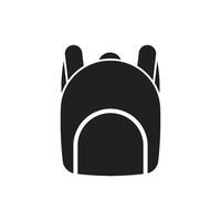 backpack icon logo vector