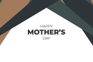 Happy Mothers Day Colourful Abstract Background vector