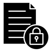 Data Privacy icon line illustration vector