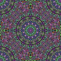 Abstract colorful geometrical floral mandala pattern background design vector