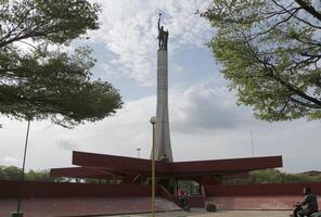 red star square, cotonou, benin photo