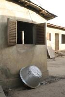 village in the forest in Benin photo