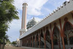 mosque quarter jacques, cotonou, benin photo