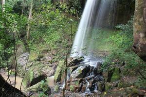 waterfall in the north of cambodia photo