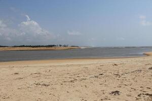 beaufitul landscape at the mono river, grand popo, benin photo