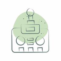 Icon Drone Controller. related to Drone symbol. Color Spot Style. simple design illustration vector