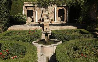 Alcazaba palace in Malaga, Spain photo