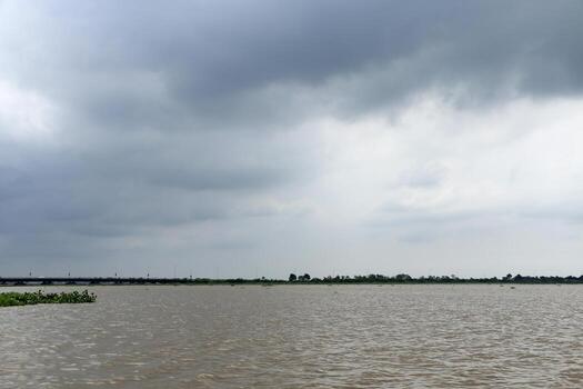 pueblo sobre pilotes aguegues en benin África foto