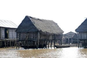 Stiltvillage Aguegues in Benin Africa photo