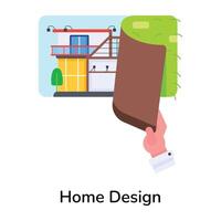 Trendy Home Design vector