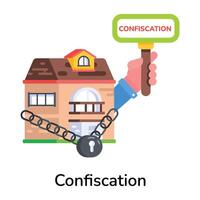 Trendy Confiscation Concepts vector