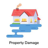 Trendy Property Damage vector