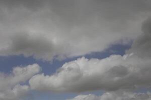 grey and white clouds in the sky photo