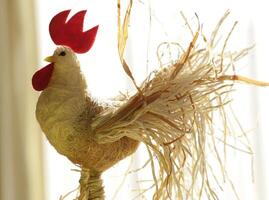 easter decoration, easter chicken photo