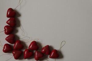 red hearts for love photo