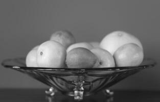 a bowl with apples photo
