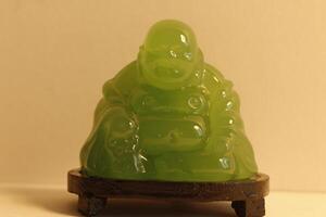 Buddha statue of jade, chinese Buddha photo