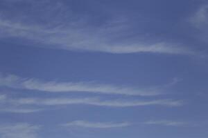 blue sky with white clouds photo