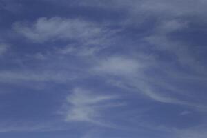 blue sky with white clouds photo