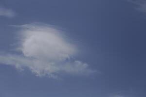 blue sky with white clouds photo