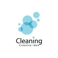 Cleaning logo template symbol design vector