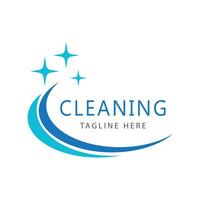 Cleaning logo template symbol design vector