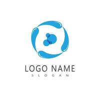 Cleaning logo template symbol design vector