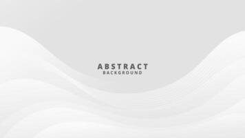 Abstract white Background with Wavy Shapes. flowing and curvy shapes. This asset is suitable for website backgrounds, flyers, posters, and digital art projects. vector