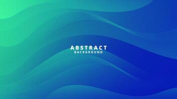 A blue and green abstract background with a wave pattern. This asset is suitable for website backgrounds, flyers, posters, and digital art projects. vector