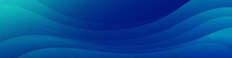 A blue and green abstract banner with a wave pattern. It is ideal for creating eye catching headers, promotional banners, and graphic elements with a modern and dynamic look. vector