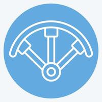 Icon Propeller Guards. related to Drone symbol. blue eyes style. simple design illustration vector