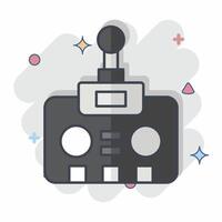 Icon Drone Controller. related to Drone symbol. comic style. simple design illustration vector