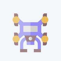 Icon Drone. related to Drone symbol. flat style. simple design illustration vector