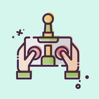 Icon Control. related to Drone symbol. MBE style. simple design illustration vector