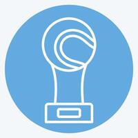 Icon Award. related to Tennis Sports symbol. blue eyes style. simple design illustration vector